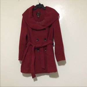 STYLE &Co Red Button down X-Large Jacket Worn